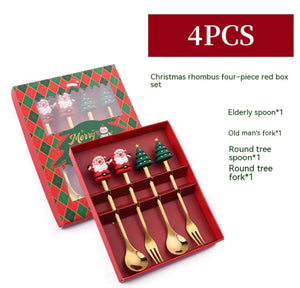 Festive Stainless Steel Christmas Spoon Rieworkes