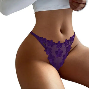 Female Underwear Lace Seamless Thongs Women Rieworkes