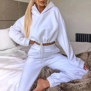Winter Two Piece Sets Women Tracksuit Rieworkes