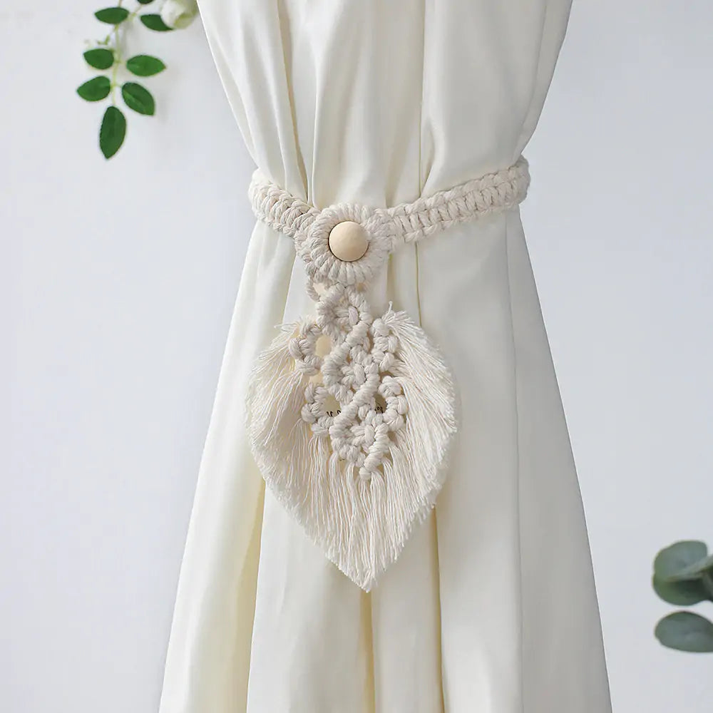 Macrame Room Decoration Curtain Tieback Rope Rieworkes