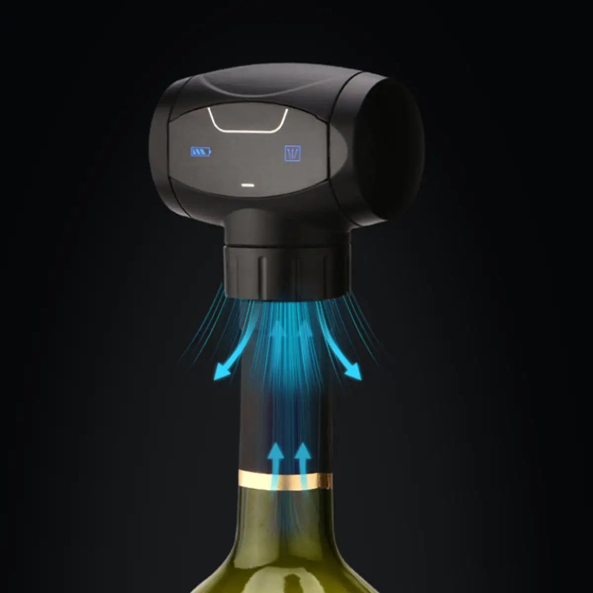 Napa King Auto Vacuum Wine Preserver Saver Cap Rieworkes