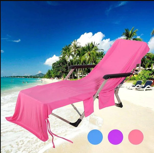 Beach Chair Cover and Towel Mat for Lounge Chairs Mimarta