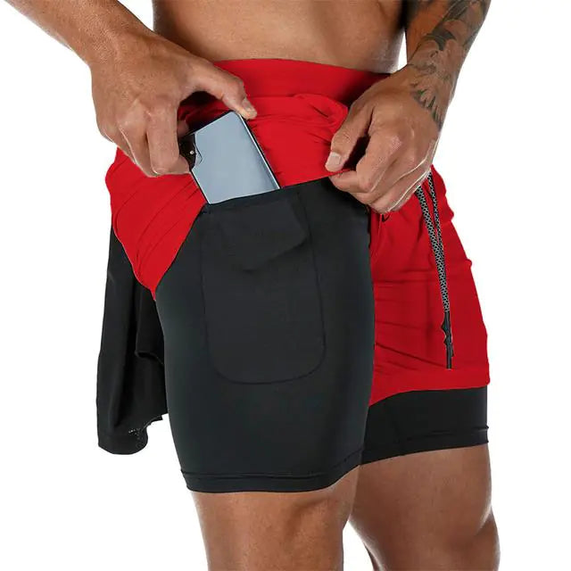 Gym Workout Shorts With Phone Pocket Rieworkes