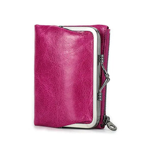 Genuine Leather Wallet Women Rieworkes