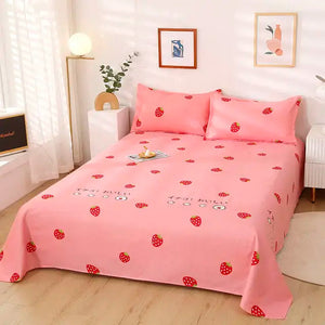 Cotton Bed Sheets Cover and Pillowcases Rieworkes