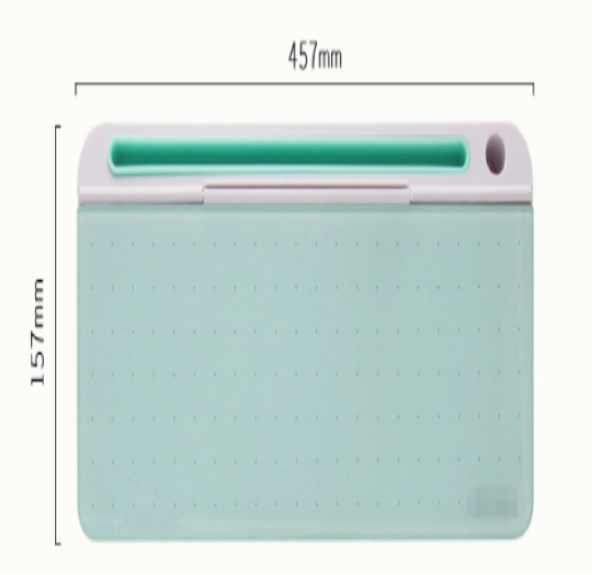 Office Glass Dry Erase Desktop Computer Storage Whiteboard pad Rieworkes