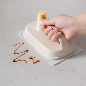 Kitchen Bathroom Toilet Cleaning Magic Brush Glass Wall Cleaning Bath Brush Handle Cleaning Rag Ceramic Window Slot Clean Brush Kitchen Gadgets Rieworkes