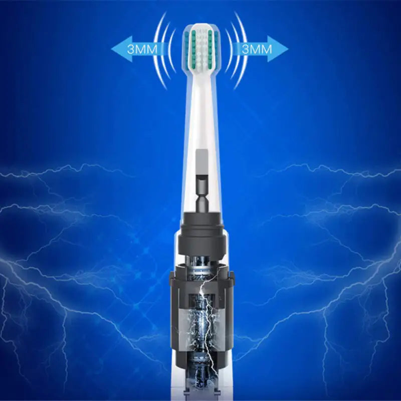 Ultrasonic Electro Toothbrush With Two Additional Brush Heads Rieworkes