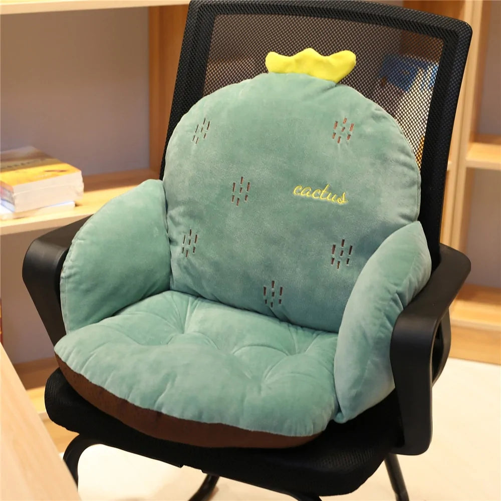 One-piece Chair Cushion: Office/Home Seat Support &amp; Backrest Rieworkes