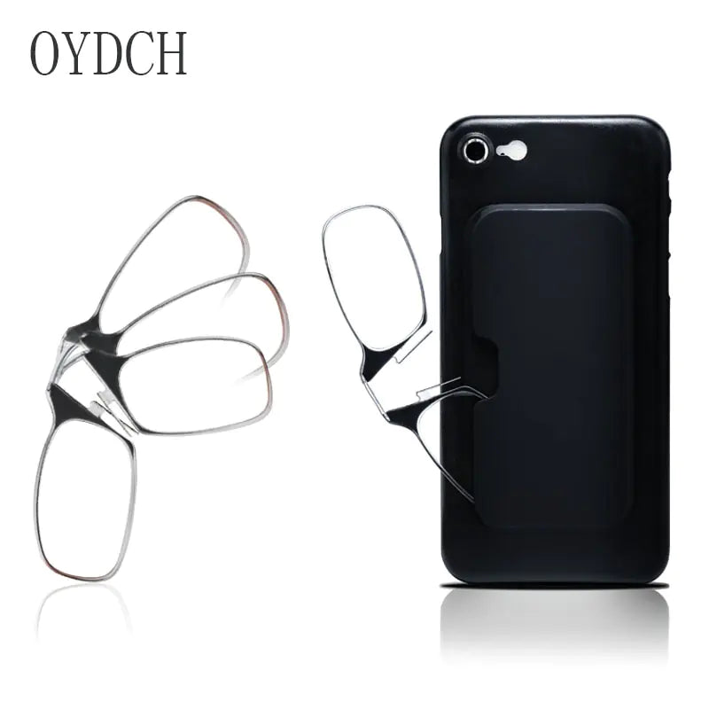 Legless Clamp Nose Reading Glasses For Both Men And Women +2.00 +2.50 Rieworkes