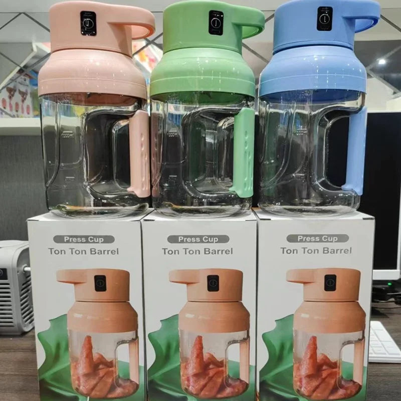 Electric Juicer Portable Large Capacity 1500ml Juice USB Rechargeable Rieworkes