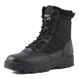Tactical Black High-Top Combat Boots for Outdoors Mimarta