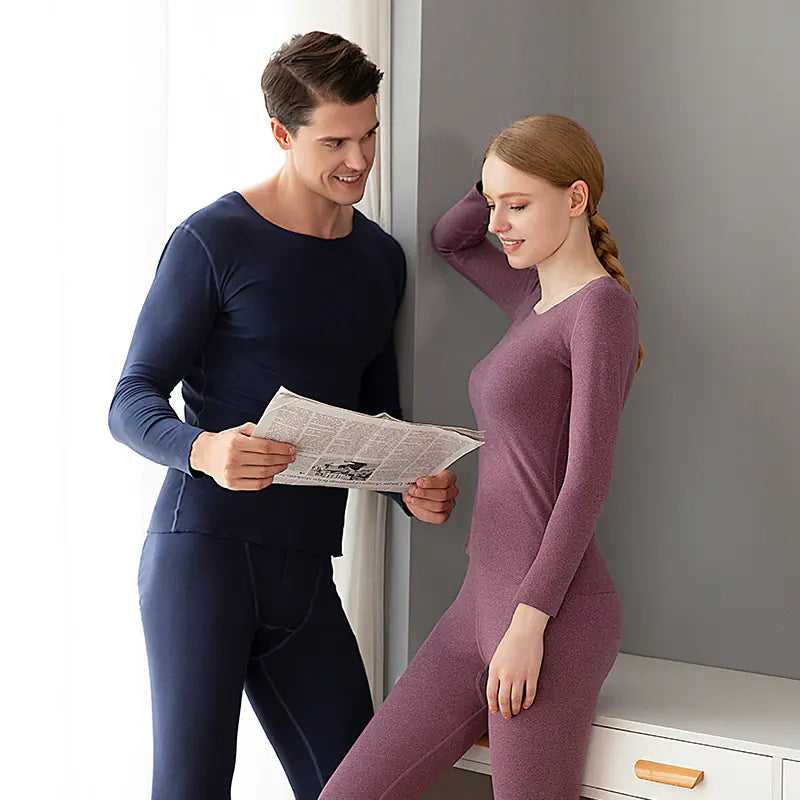 Women’s Thermal Long Johns Seamless Winter Underwear Set Mimarta
