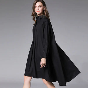Loose Fashion Women's Shirt Dress Mimarta