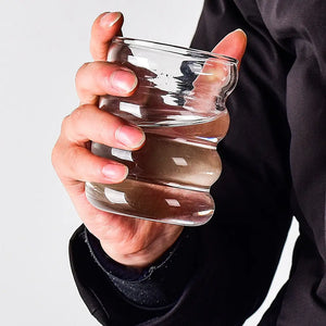 Wave Shape Glass Cup Rieworkes