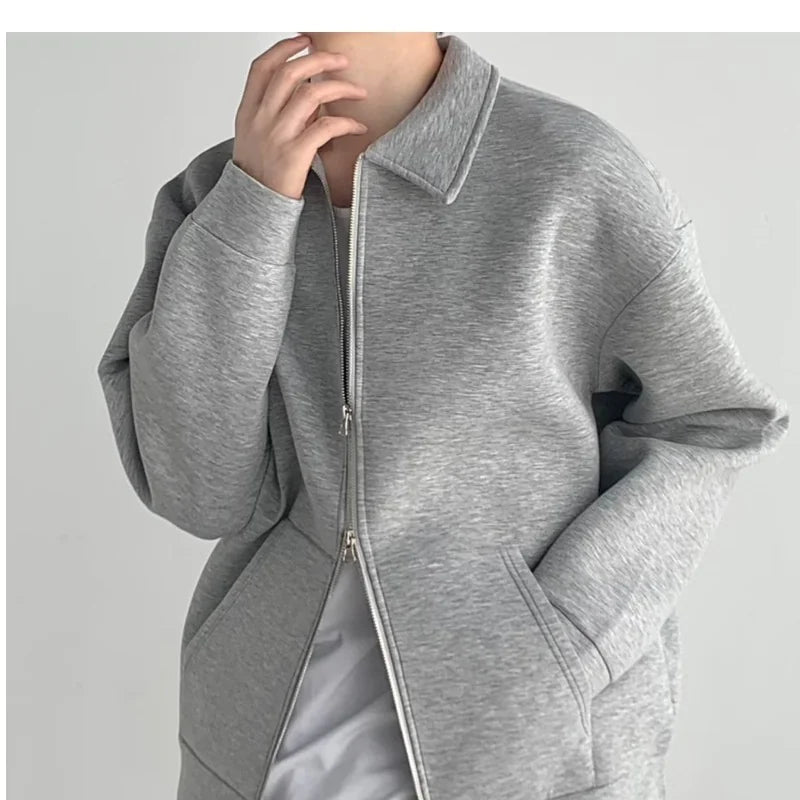 Flip Collar Zipper Coat Rieworkes
