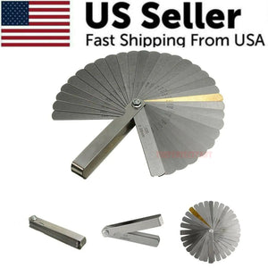 32 Blade Feeler Gauge Dual Reading Combination Feeler Gauge Metric & SAE US NEW Rieworkes