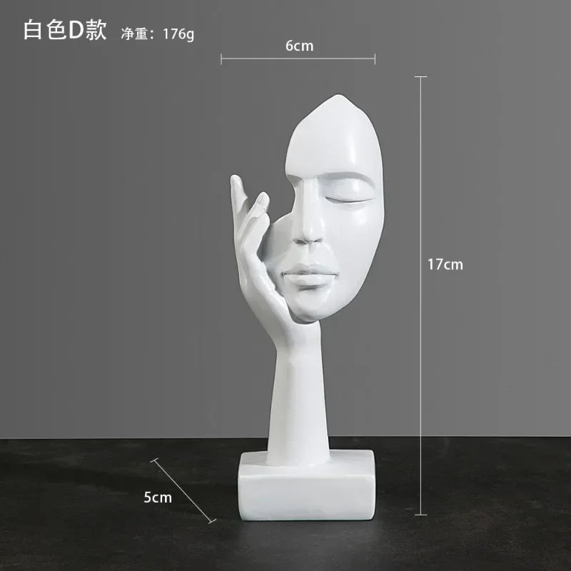 Abstract Character Statue - Nordic Luxury Desktop Decor Mimarta
