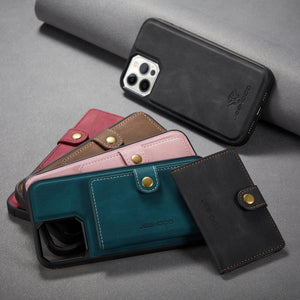 Luxury Magnetic Safe Leather Case For iPhone Rieworkes
