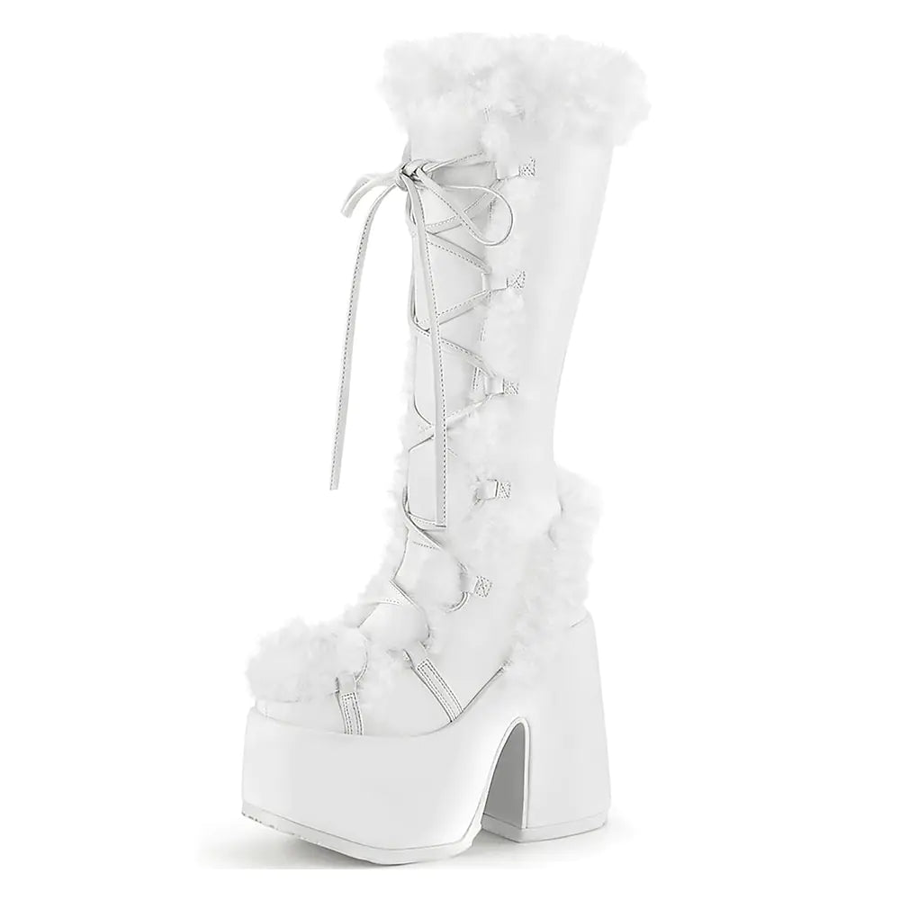 Chunky High Heeled Winter Boots Rieworkes