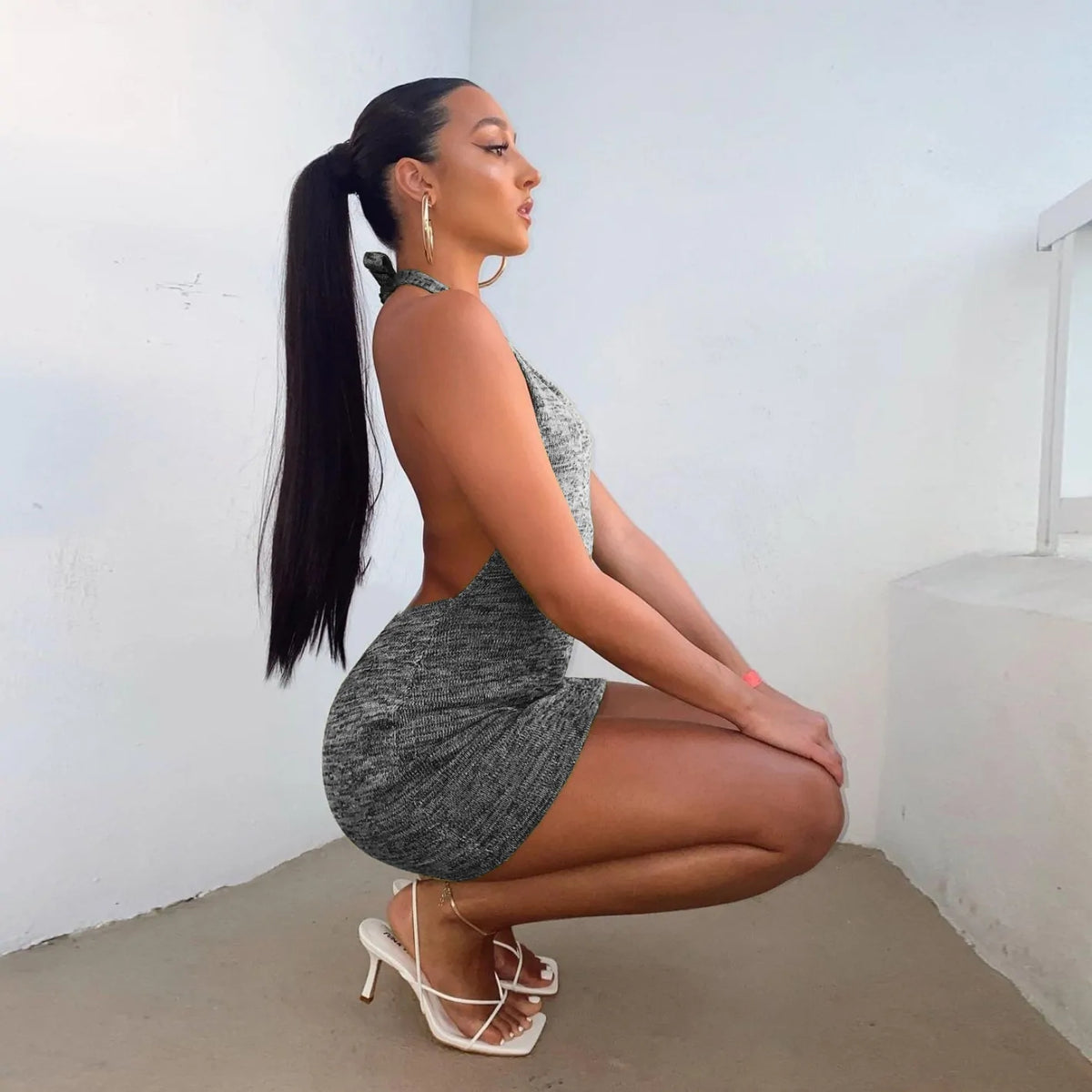 Backless Mini Dresses Rieworkes