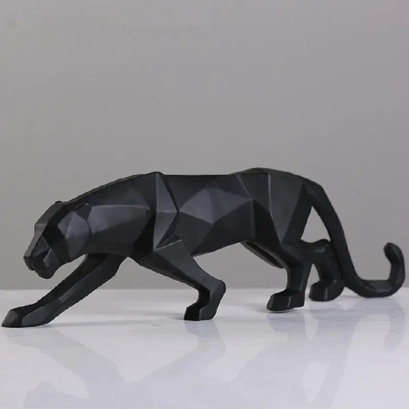 Nordic Style Furniture Decor - Origami Resin Leopard Mimarta