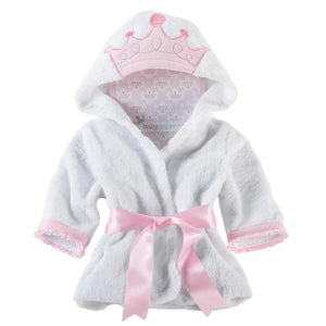 Baby Aspen Little Princess Hooded Towel Robe 0-9 Months Baby Bath Towel/Spa Robe Mimarta