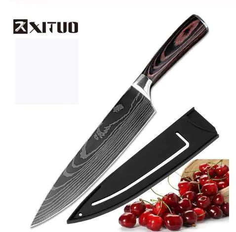 Carpenter's Special Set 6-piece Set 8-piece Set Knife Chef Knife Kitchen Knife Cooking Rieworkes