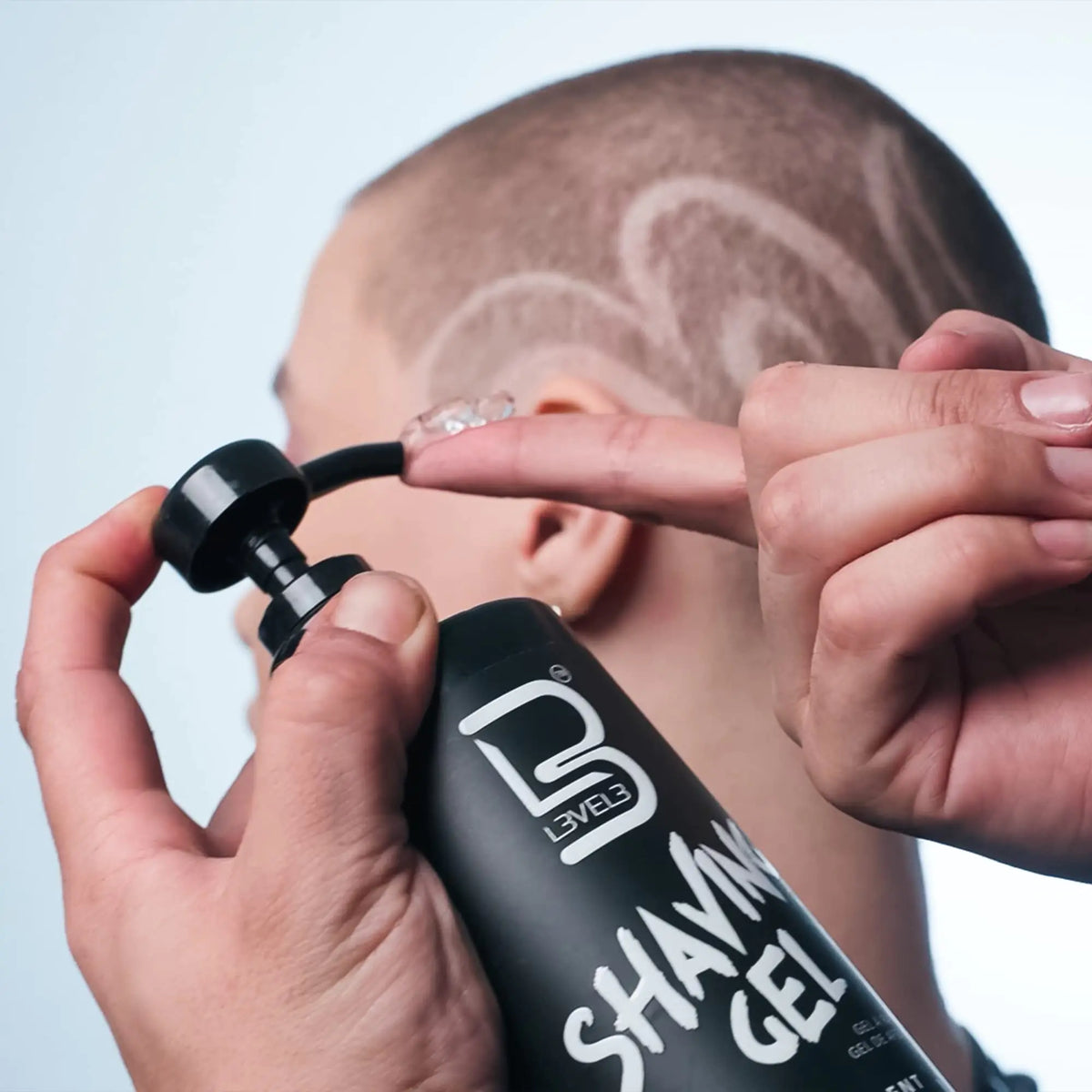 Level 3 Shaving Gel - Straight Razor Shave Gel - Non-Irritating - Refreshing Smell L3 - No Hot Towel Necessary - Level Three Razor Gel Ice 16.9 Fl Oz (Pack of 1) Rieworkes