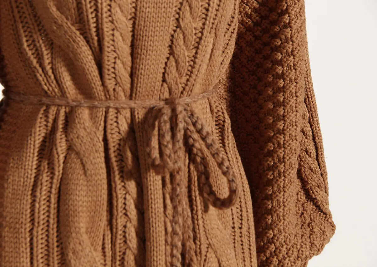 Women's Stand Collar Lantern Sleeve Sweater Rieworkes