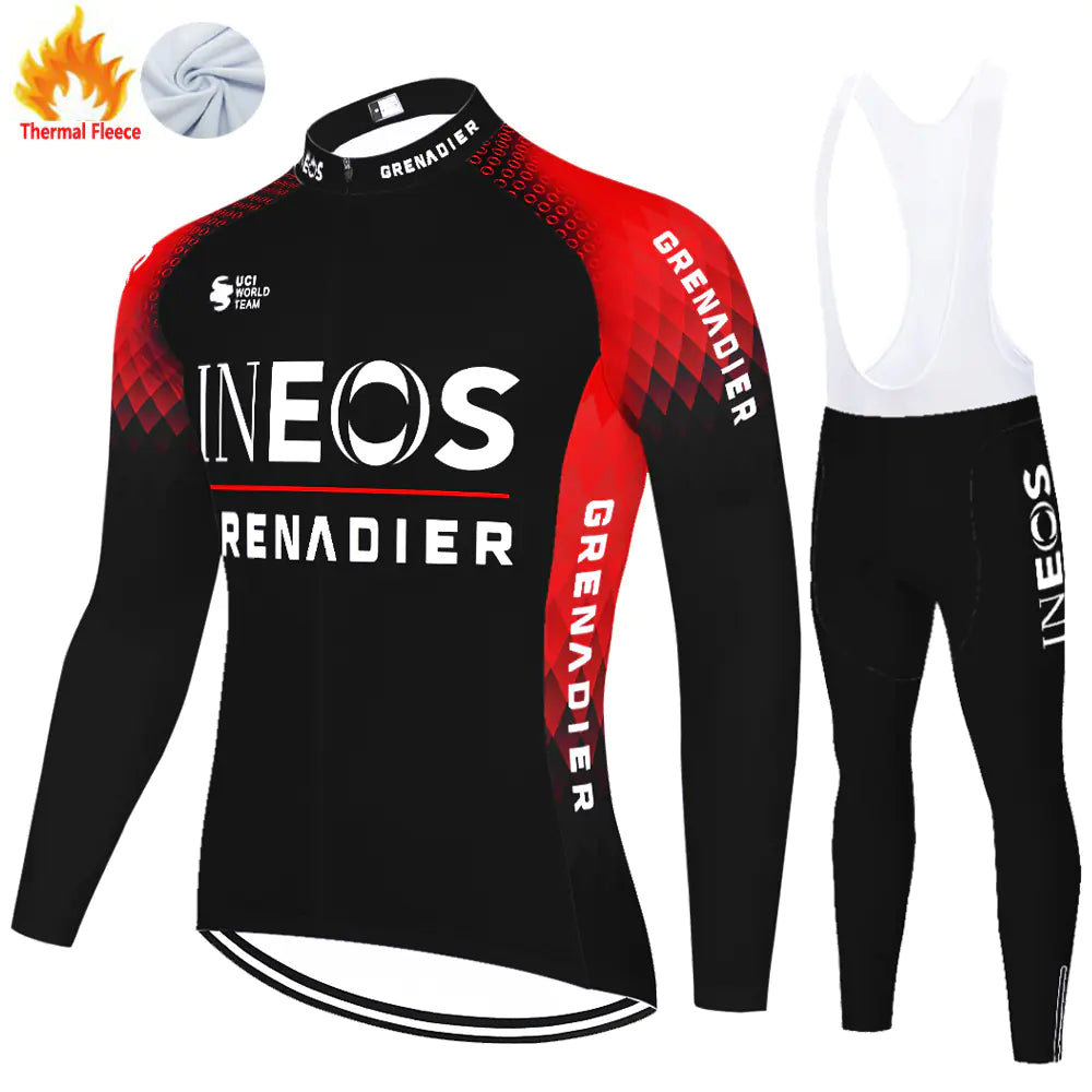 GRENADIER Winter Thermal Fleece Cycling Clothing for Men Mimarta