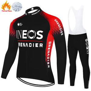 GRENADIER Winter Thermal Fleece Cycling Clothing for Men Mimarta