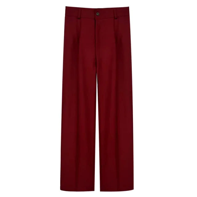 Office Wear Straight Pants Rieworkes