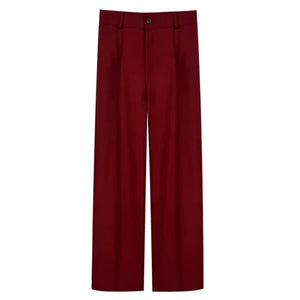 Office Wear Straight Pants Rieworkes