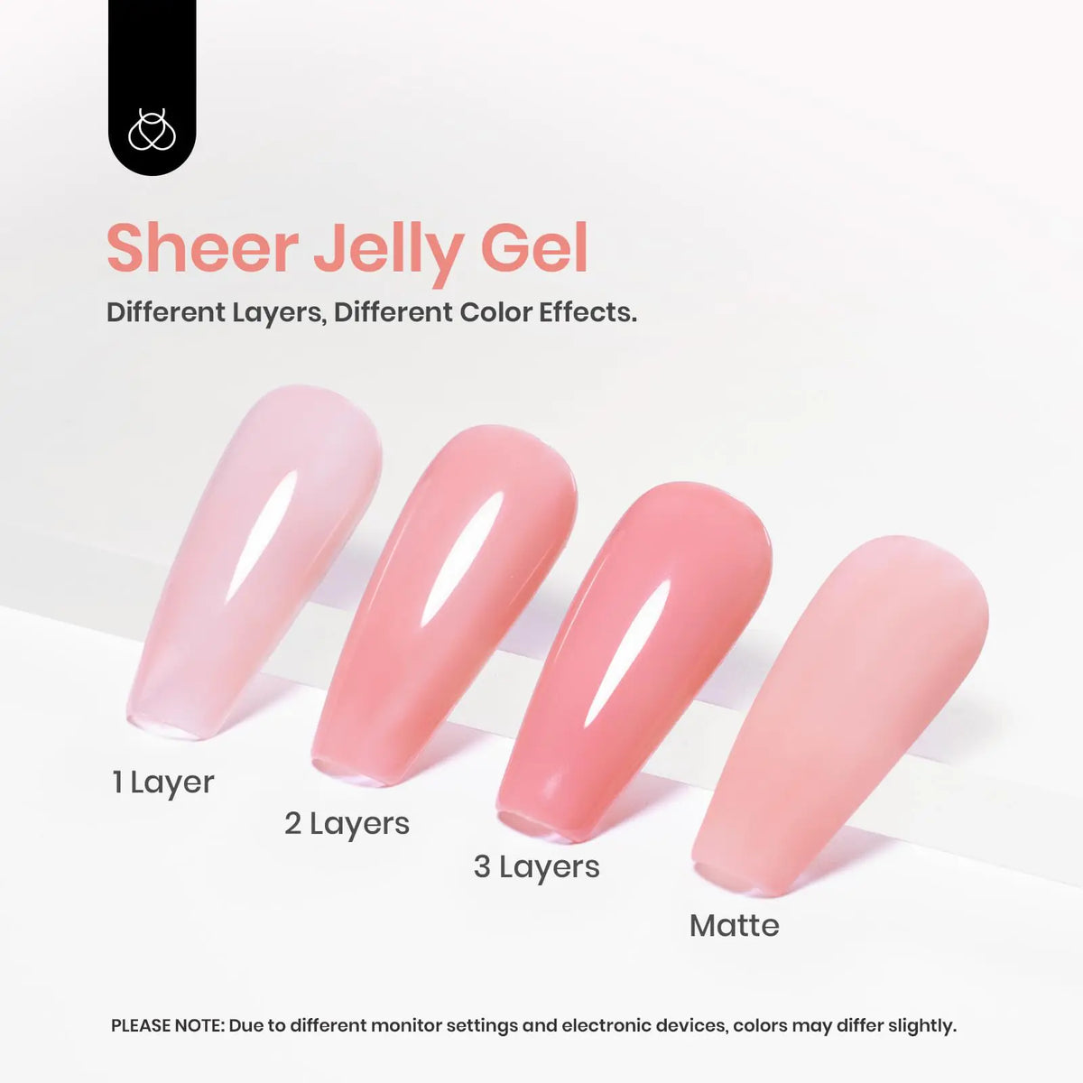 Beetles Nude Pink Gel Nail Polish, 15ml Pink Gel Polish Jelly Nude Color Translucent Nail Gel Soak Off U v LED Nail Lamp Sheer Gel Polish Nail Art Gel Gift for Girls and Women Peach Pink 0.51 Fl Oz (Pack of 1) Rieworkes