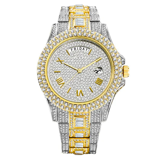Men's Luxury Crystal Watches Rieworkes