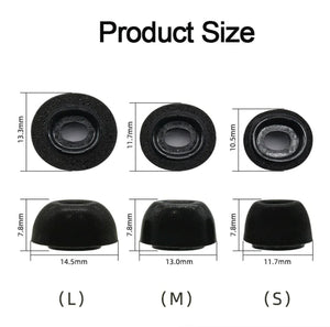Replacement Ear Tips For Apple Airpods Pro Memory Foam Tips Airpod Pro - 3 Pairs Rieworkes