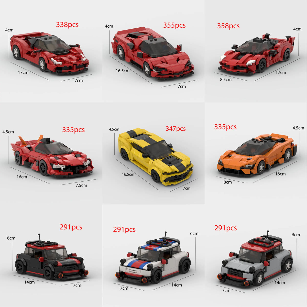 Supercar DIY Building Blocks Set Rieworkes