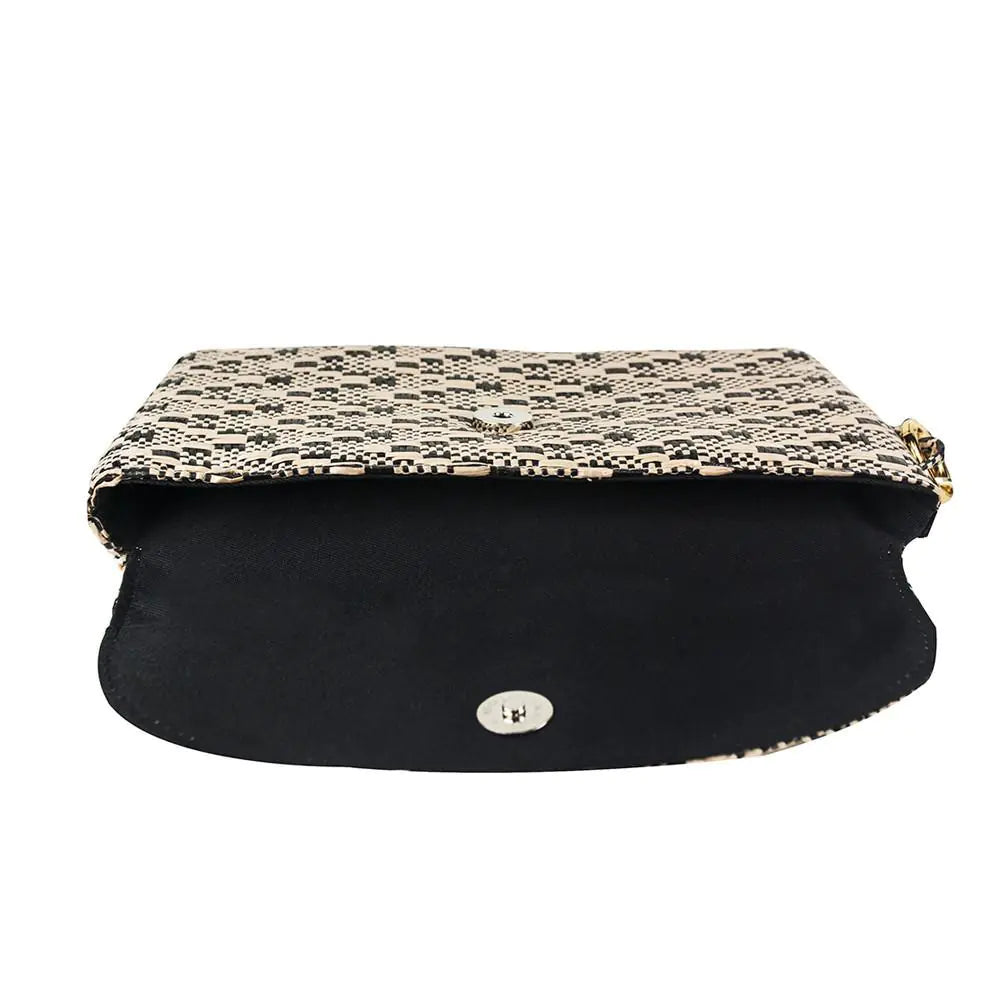 Phoenix Clutch-Tan / Midnight Black Rieworkes