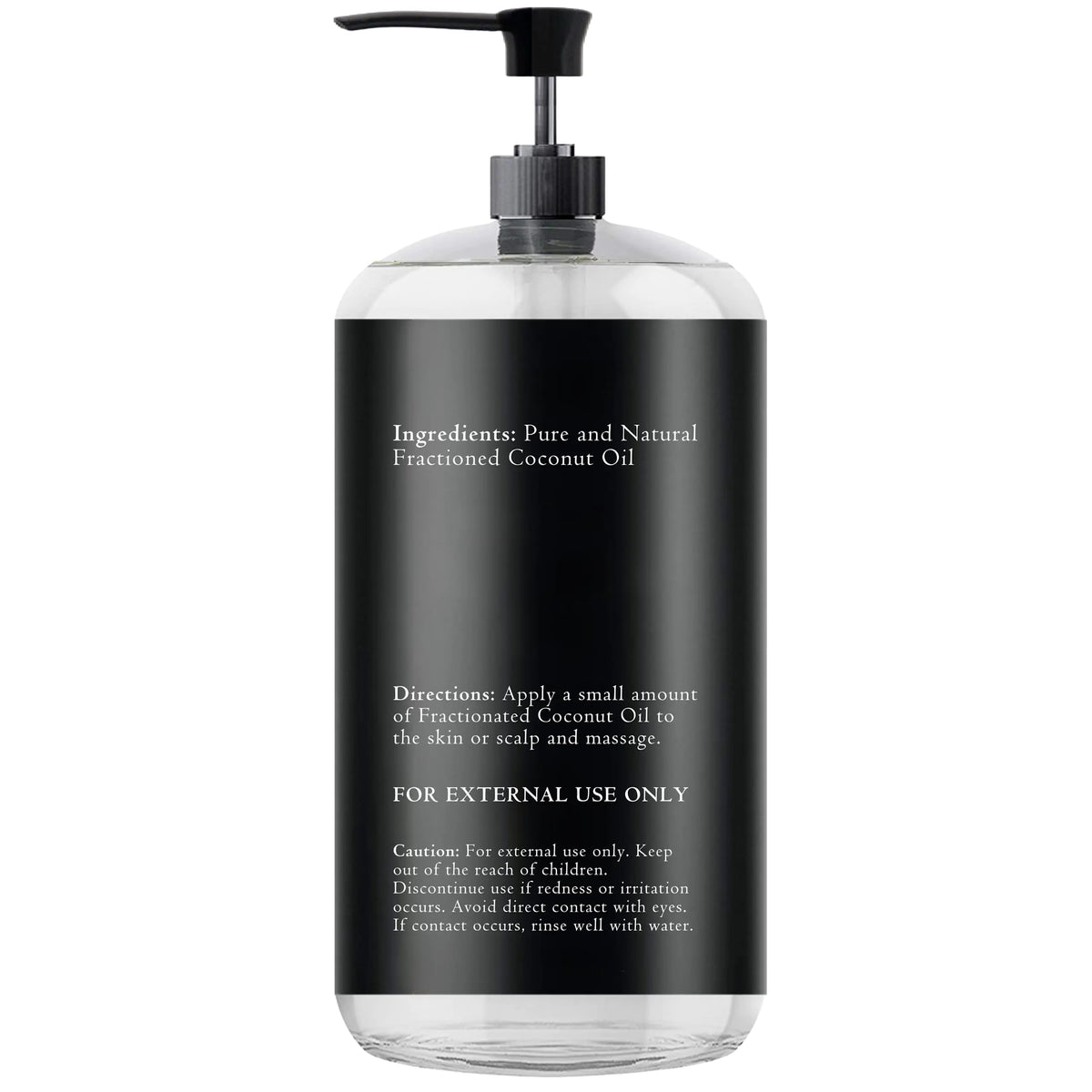 Fractionated Coconut Oil 16.9 Fl Oz (500ML) - Body Oil, Massage Oil, Hair Oil, Nail Oil, and Carrier Oil for Essential Oils, No Scent 16.9 Fl Oz (Pack of 1) Rieworkes