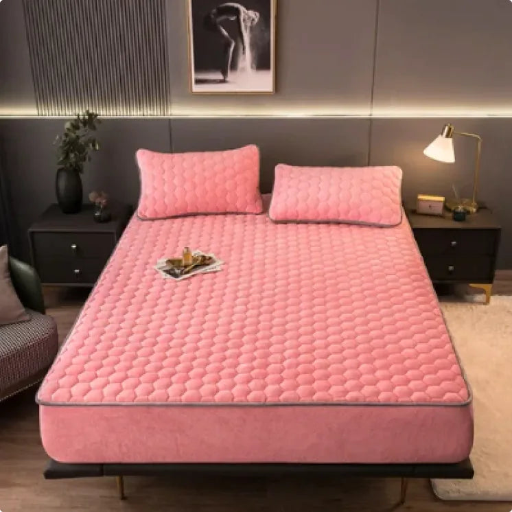 Cozy Nest 3-Piece Brushed Quilted Mattress Set Rieworkes