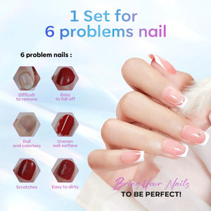 modelones Gel Top Coat, 15 ml 2024 Upgrade Super Shiny Gel Base and Top Coat Set, Soak Off Nail Lamp Acid Free No Wipe Clear Base Top Gel Nail Polish C-15ml Base and Top Coat Rieworkes
