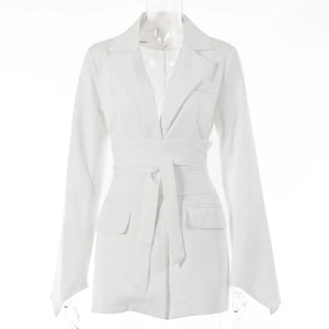 2022 Summer Women's Casual Suit with Long Sleeve Jacket Mimarta