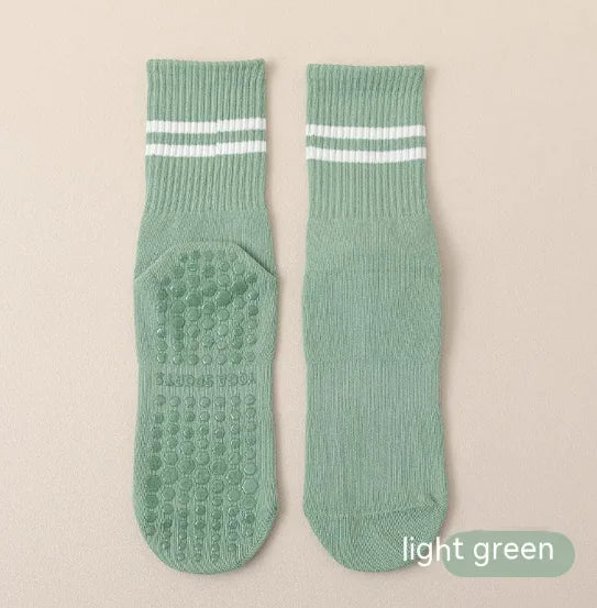 Mid-Calf Anti-Odor Non-Slip Silicone Indoor Socks Rieworkes