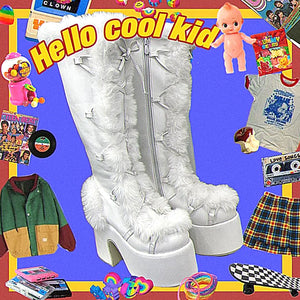Chunky High Heeled Winter Boots Rieworkes