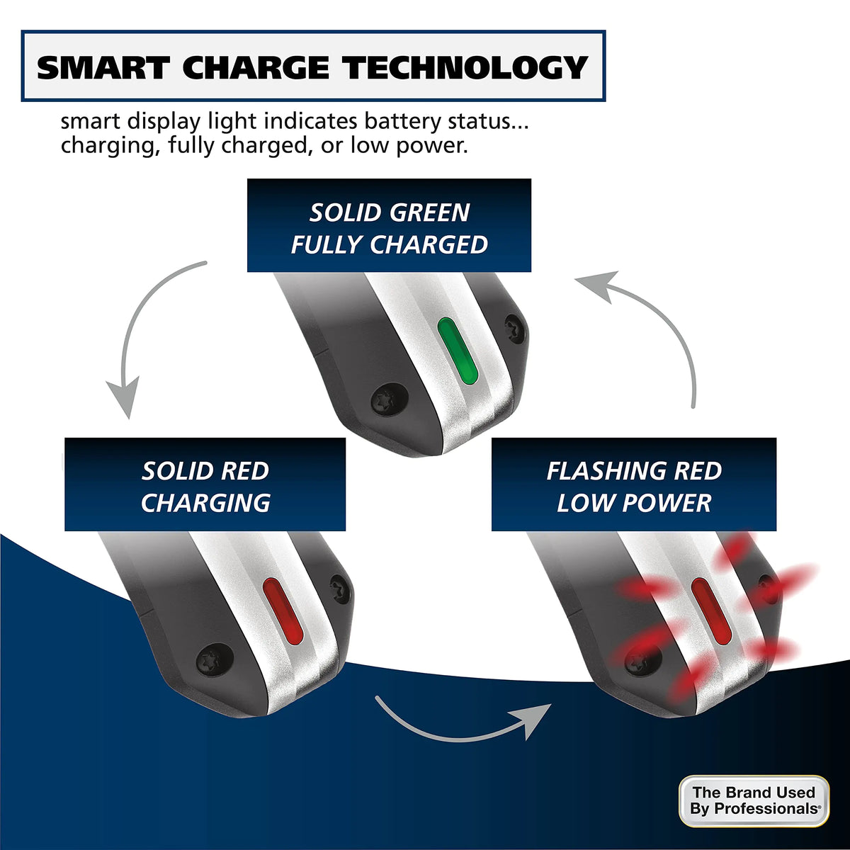 Wahl Lithium Ion Pro Rechargeable Cordless Hair Clippers for Men, Woman, & Children with Smart Charge Technology for Convenient at Home Haircutting - Model 79470 Sliver 22 Piece Set Rieworkes