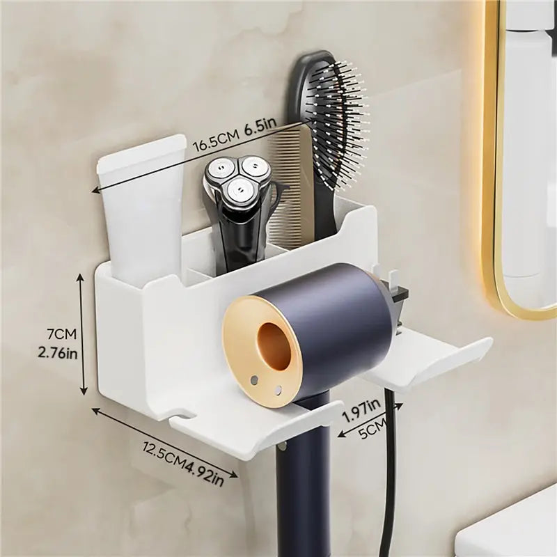 Wall Mounted Bathroom Storage Holder for Hair Tools Mimarta