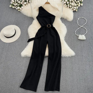 SlimFit High-Waist Jumpsuit Rieworkes