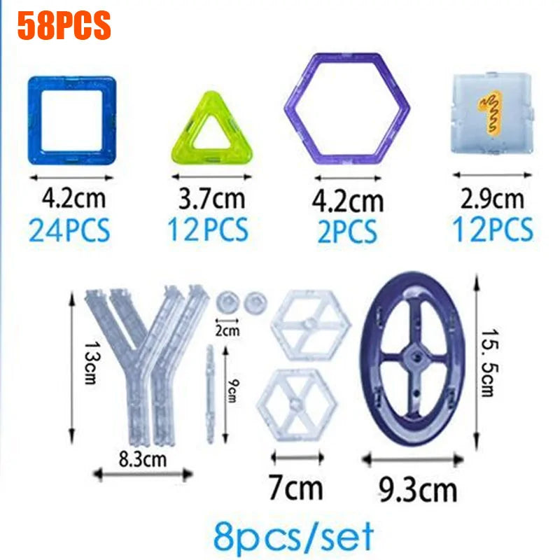 Mini Magnet Toys Building Blocks Rieworkes