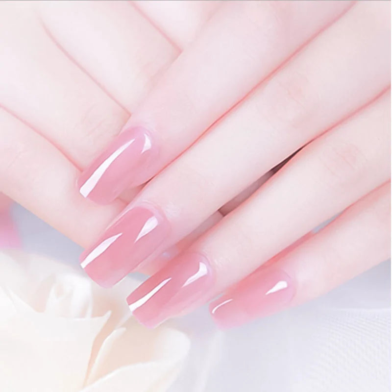 French Nail Art Poly Gel Kit with UV Brush and Nail Tips Rieworkes